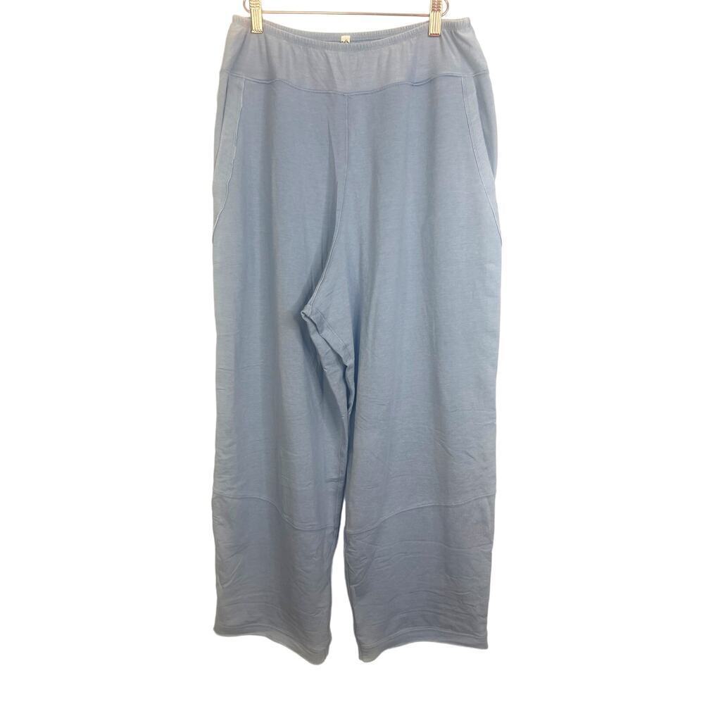 FP Movement by Free People Blue Wide Leg High-Rise Pants